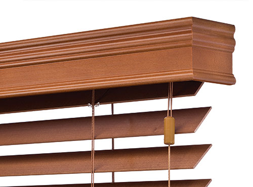 Newport Wood Blinds with Standard Valance